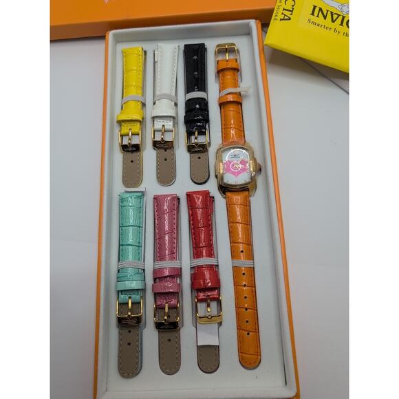Invicta Peace and Love Watch In Original Box NEW 7 Bands Paperwork - Picture 2 of 6
